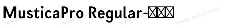 MusticaPro Regular字体转换